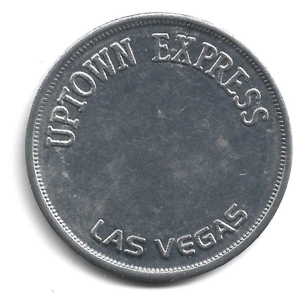 Uptown Express Las Vegas 40mm Aluminum Bus Transit Token (b862-6)